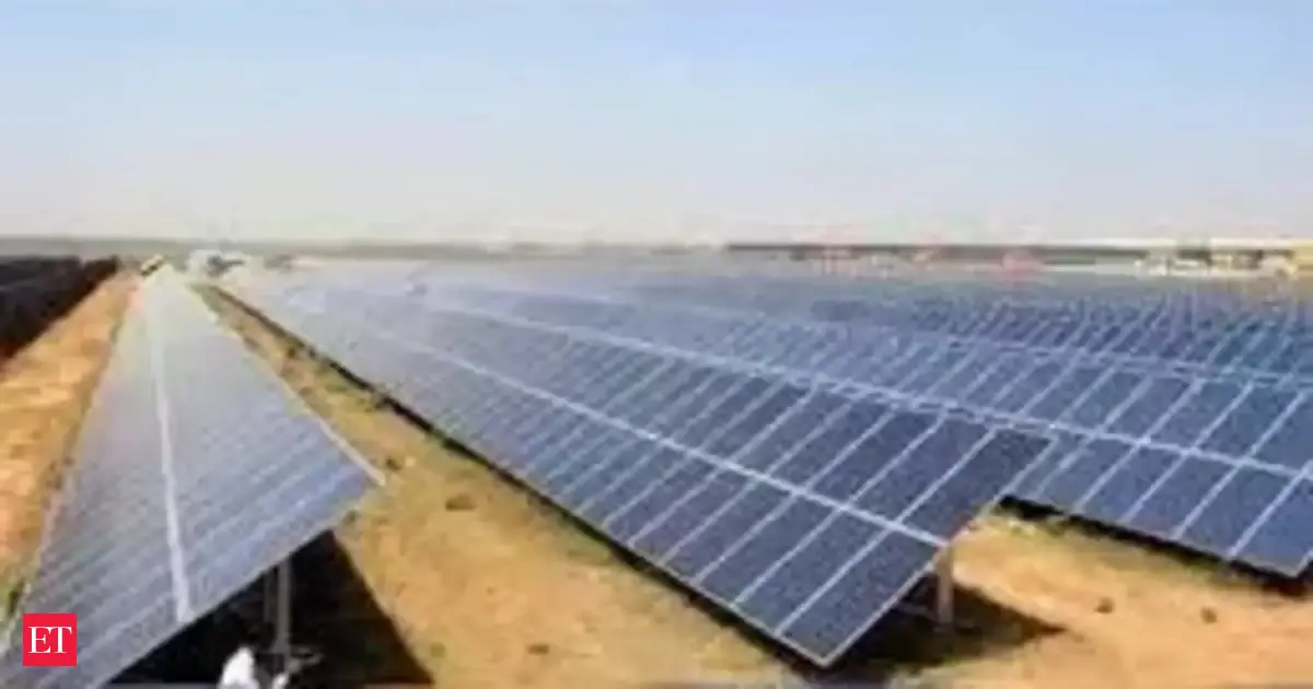 Govt not mulling to extend ISTS charges waiver for solar, wind projects - The Economic Times