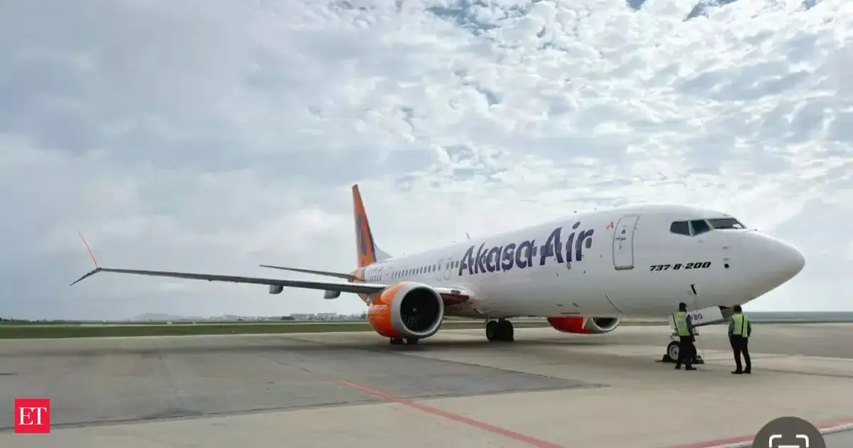 Akasa Air aircraft wing damaged after cargo vehicle collision at Mumbai Airport - The Economic Times