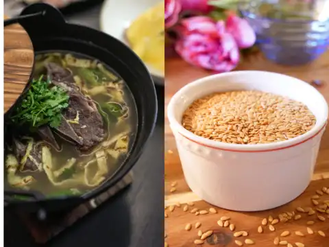 Bone Broth replaced by Ragi + Sesame Seeds