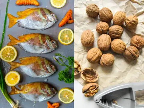 Fish swapped for Flaxseeds or Walnuts