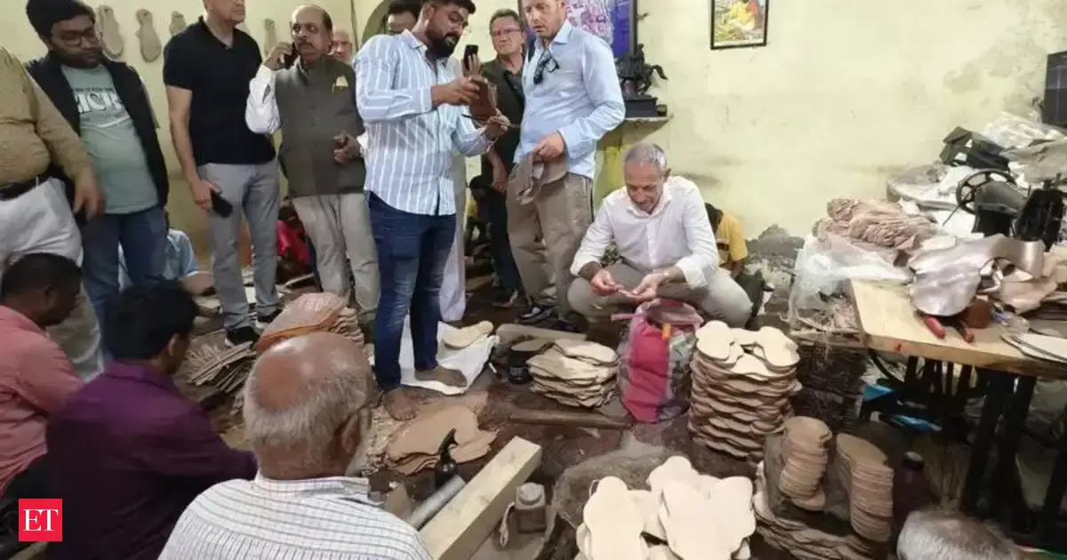Technical experts from Prada visit Kolhapur, interact with artisans
