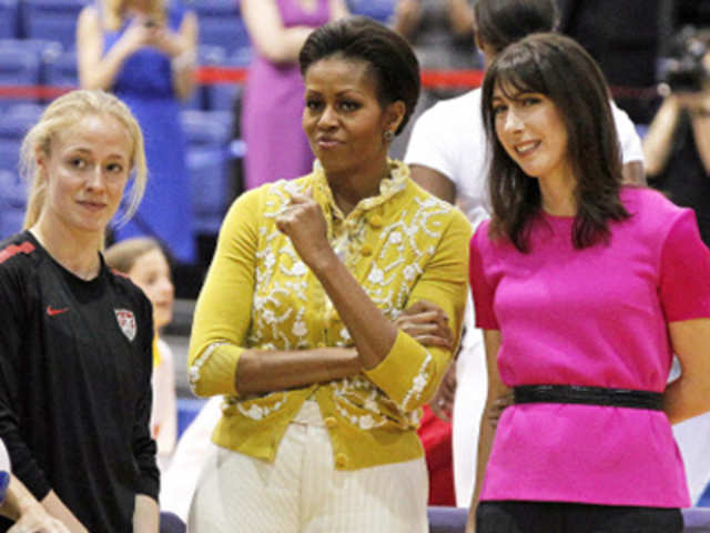 Michelle Obama, Samantha Cameron, Becky Sauerbrunn