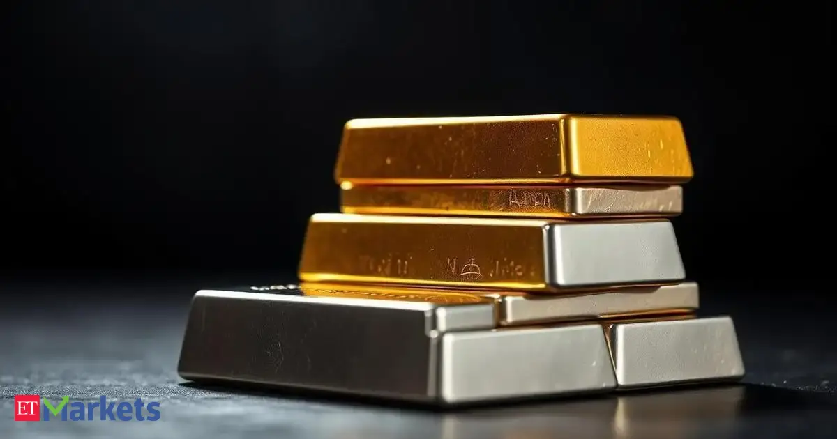 Gold declines Rs 500 to Rs 98,870/10 g; silver falls Rs 1,000 to Rs 1.11 lakh/kg