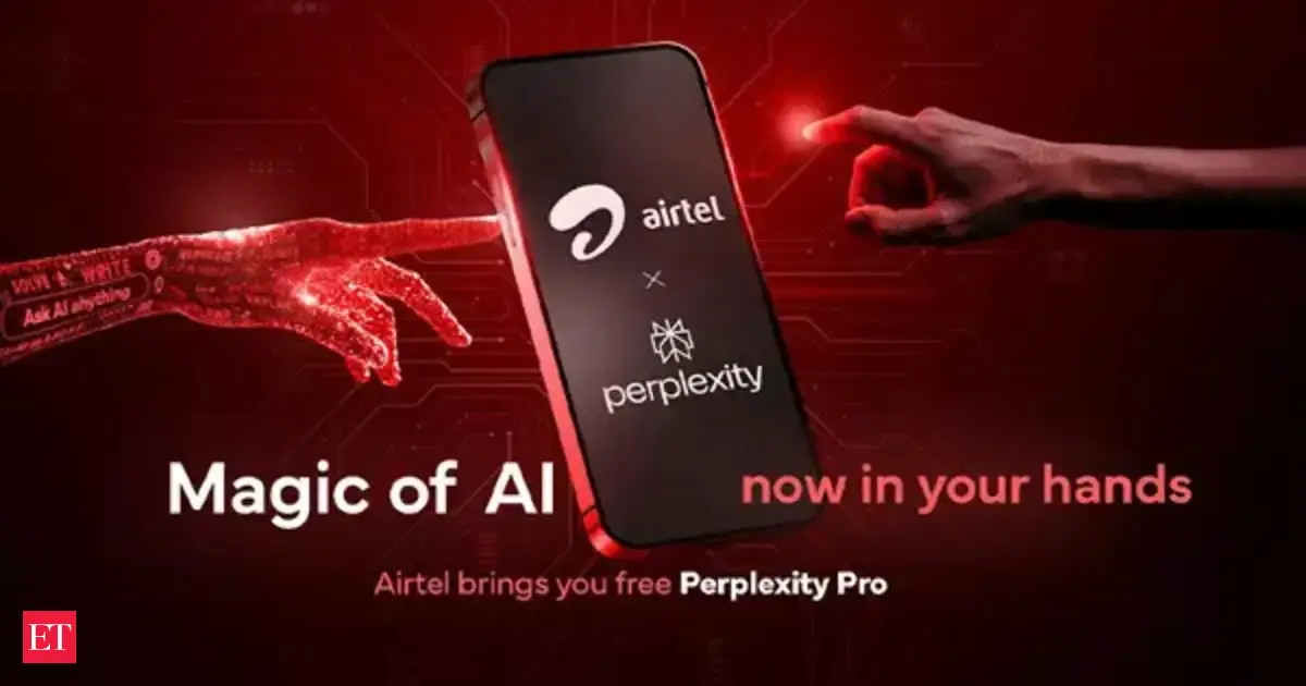Perplexity AI: Here's how Airtel users can avail Perplexity Pro for free - The Economic Times