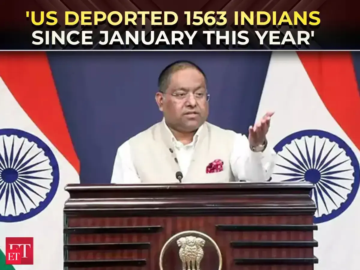 US deported 1563 Indians since January this year, confirms MEA's ...