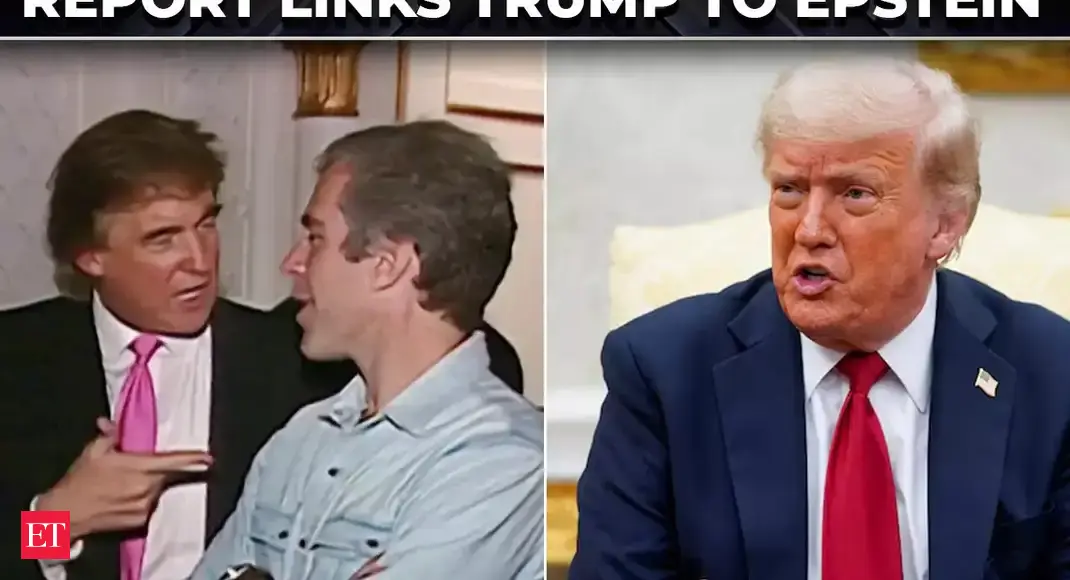 ‘Release grand jury material’: Trump loses cool after bombshell report links him to Epstein letter – The Economic Times Video