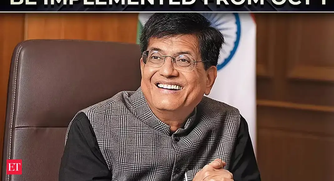 India-EFTA trade pact to be implemented from October 1, says Piyush Goyal