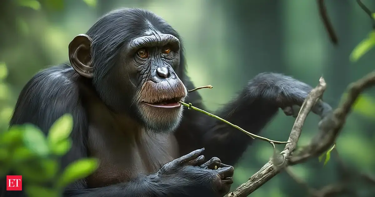 Chimpanzees caught copying human habits in bizarre new ‘fashion trend’, scientists stunned by viral primate culture