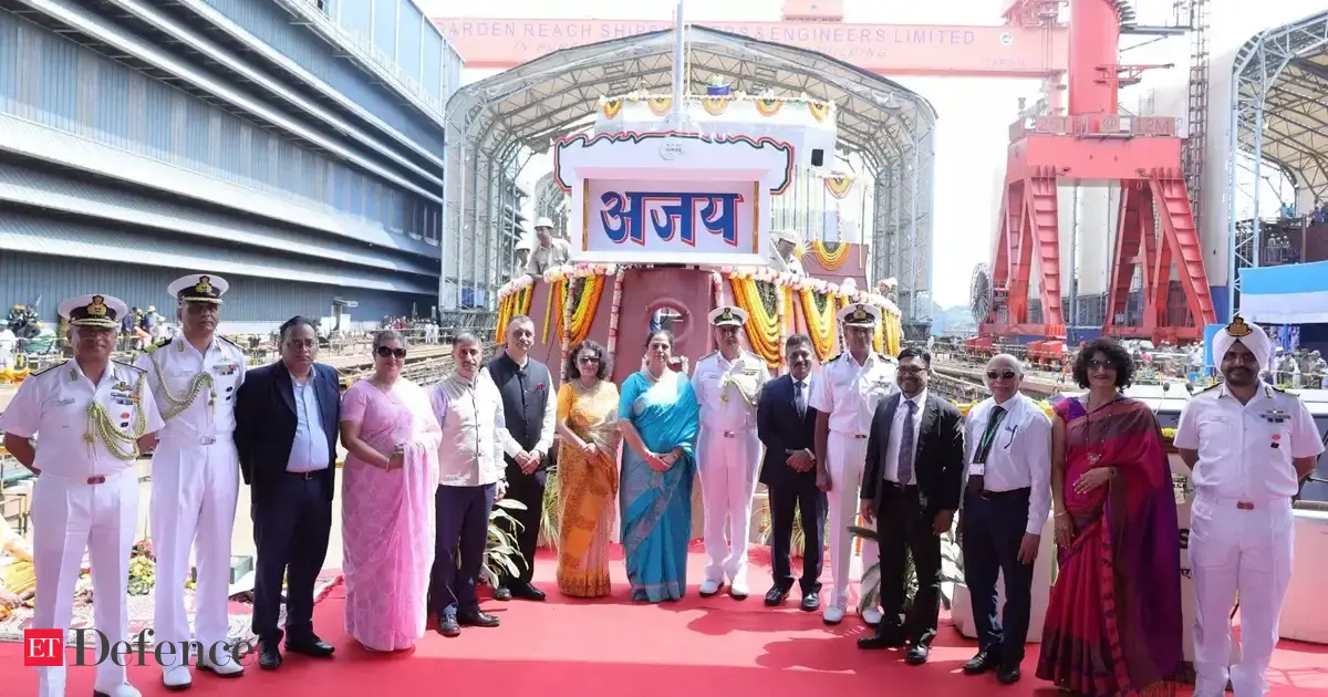 GRSE launches last of 8 anti-submarine warfare ships for Indian Navy