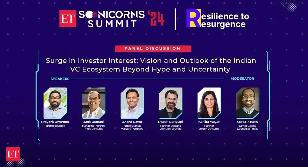 Experts dive into VC ecosystem, spotlighting investor sentiments amid Indian startup resurgence