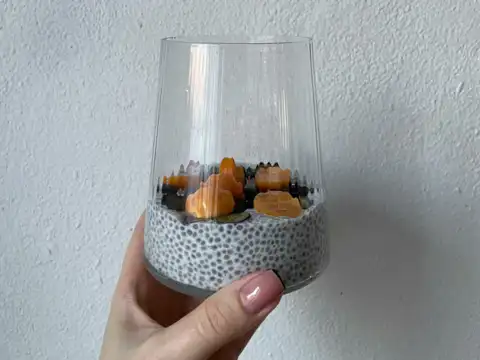 Chia pudding as a midday recharge