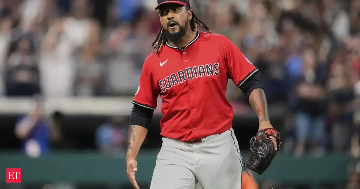 Why was Guardians pitcher Emmanuel Clase placed on non-disciplinary paid leave?