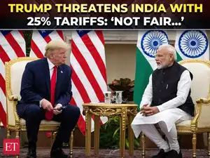 Trump says India may pay 20% to 25% tariff but not yet final - The ...