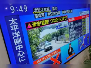 Biggest tsunami in japan height
