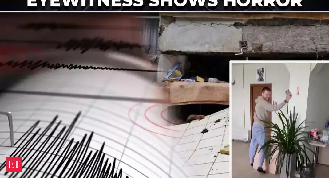 Earthquake russia footage