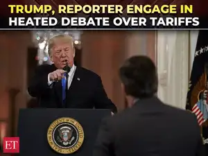 Trump calls reporter who questioned absence of tariffs in 1st term a ...