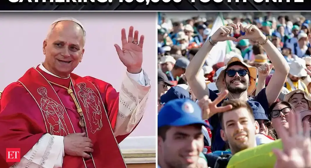 Pope Leo unites 100,000 youth in Rome’s largest Holy Year event since succeeding Pope Francis