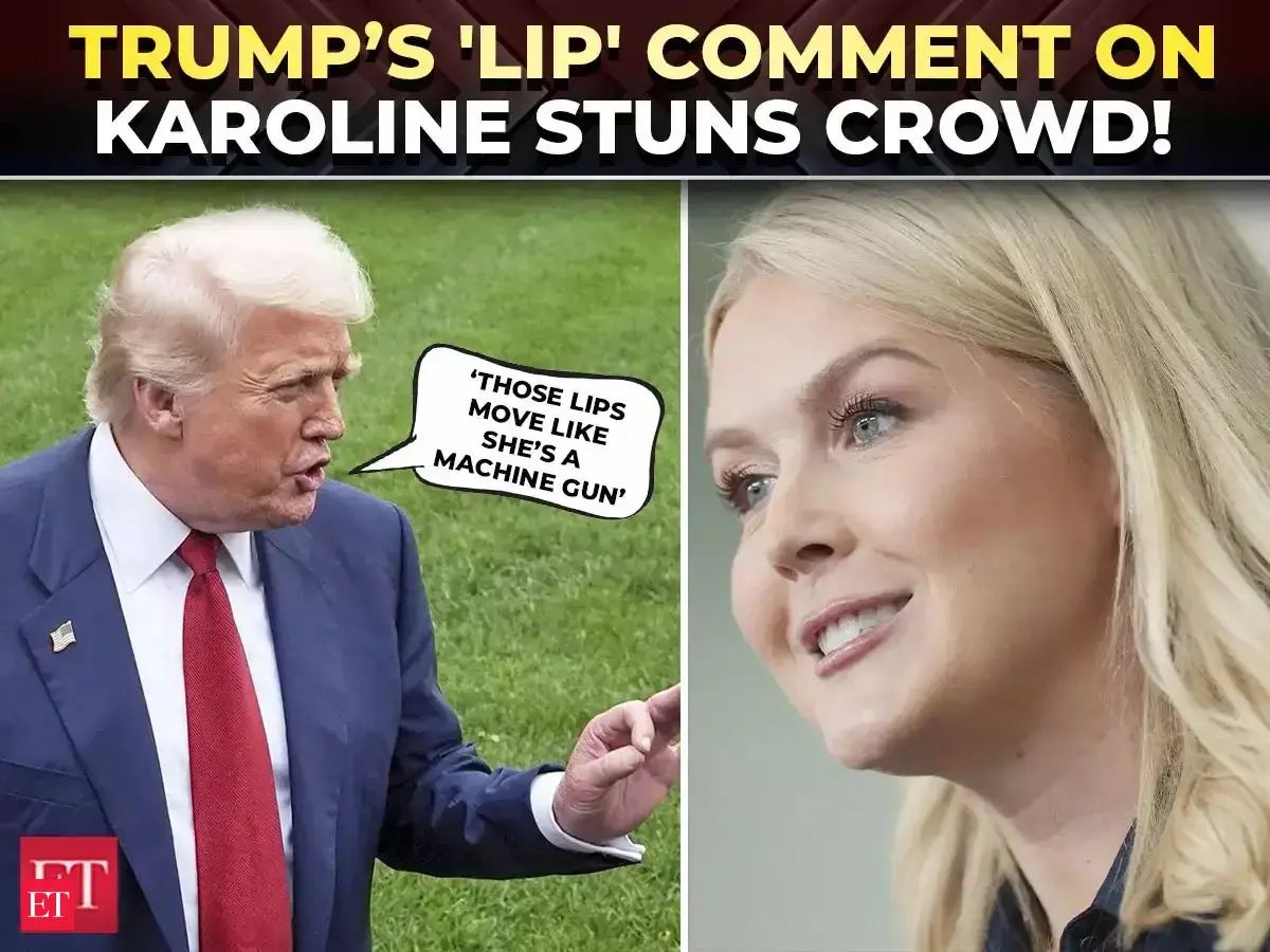 ‘It’s those lips…’ Trump’s flirty praise for Karoline Leavitt goes