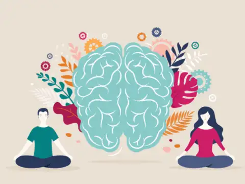 Mindful breathing or meditation