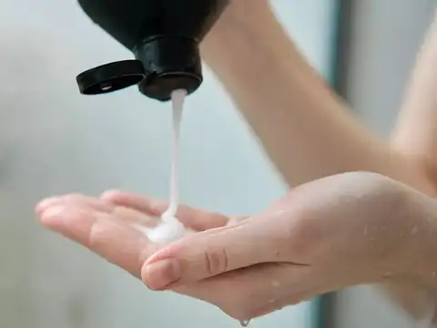 Applying shampoo directly to dry hair