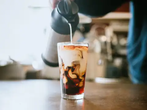 Cold Brew Coffee with Oat Milk