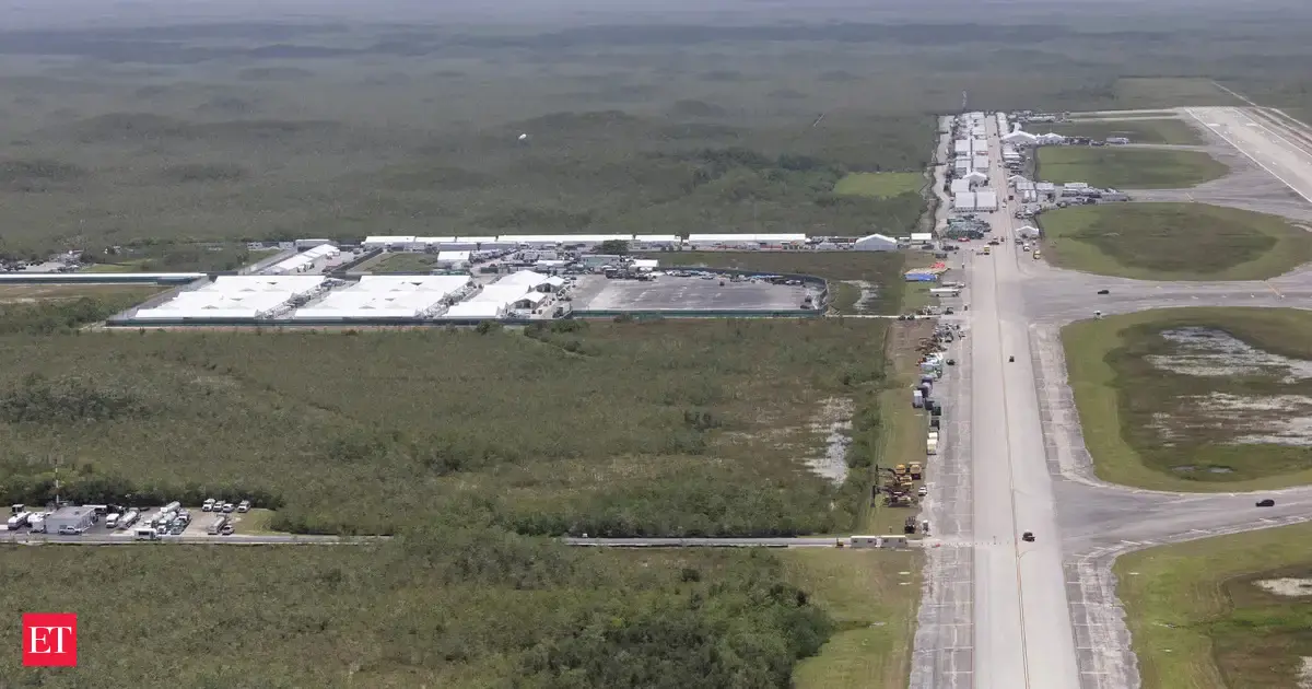 Judge halts Everglades construction at Florida’s “Alligator Alcatraz” immigration detention center for 14 days