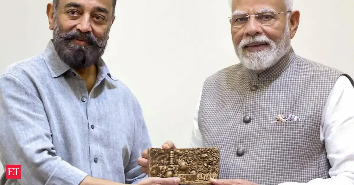Kamal Haasan meets PM Narendra Modi