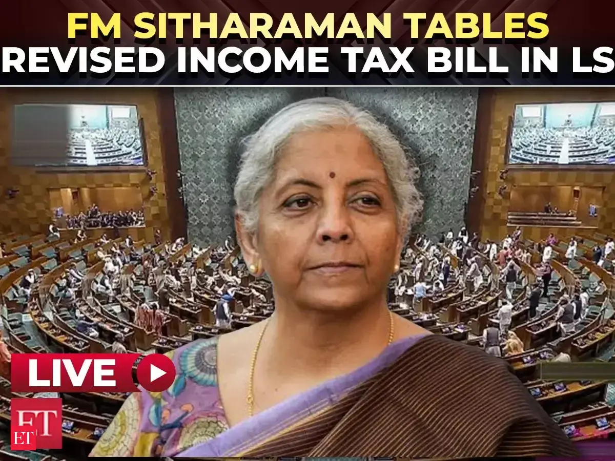 Lok Sabha LIVE: Sitharaman presents revised Income Tax Bill 2025 ...