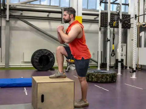 Step-up calf press