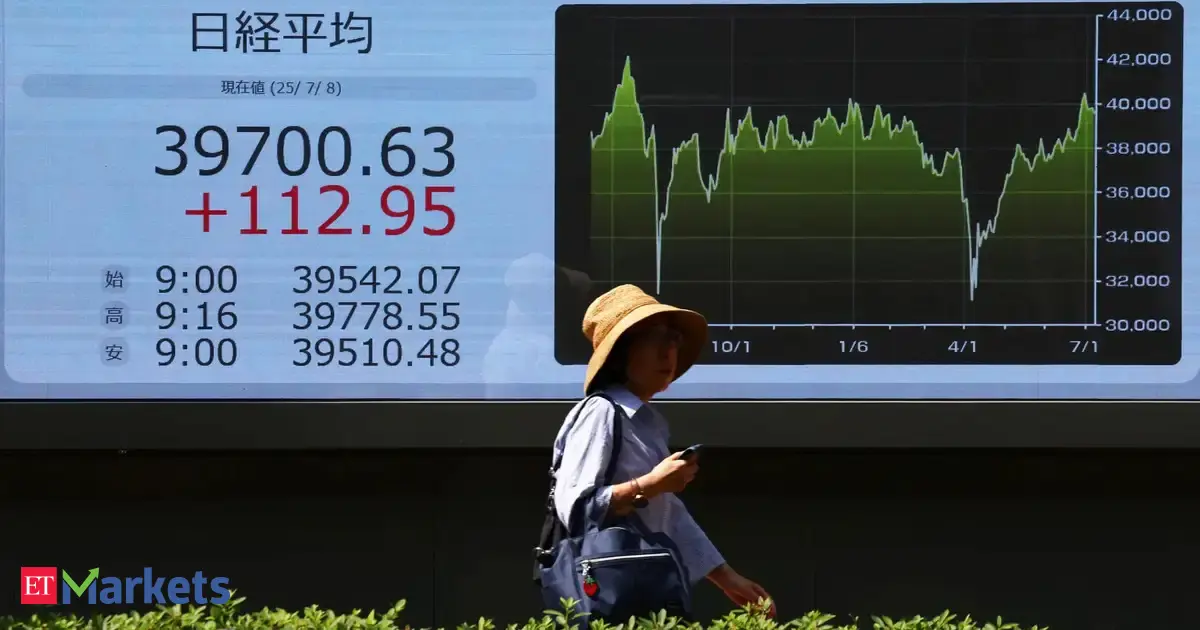 Japan’s Nikkei ends at record high as yen weakens, economy shows resilience