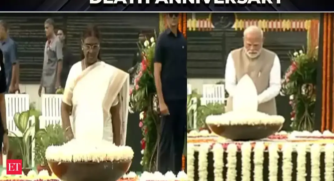 Modi, Murmu honor Vajpayee on his seventh death anniversary.