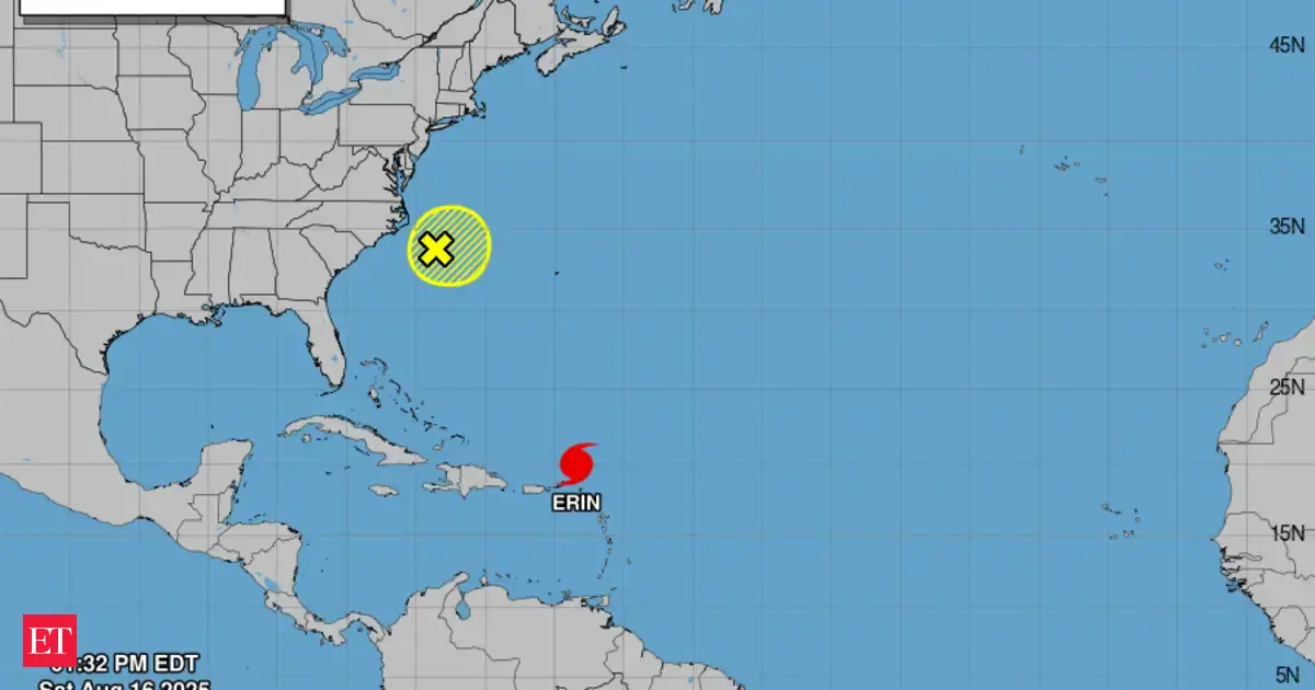 Hurricane Erin roars to category 5, will miss US landfall; here’s how it might affect New York and the Jersey shore indirectly