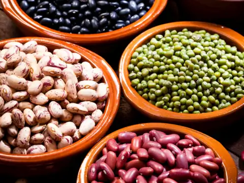 Chickpeas and beans (chana, rajma, lobia)