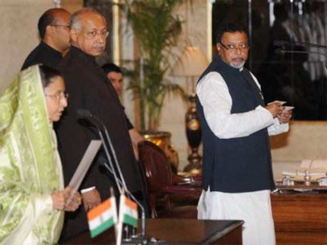 Mukul Roy takes oath as new Railway Minister