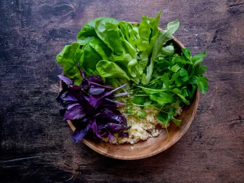 Leafy greens &mdash; vitamin K for active bone