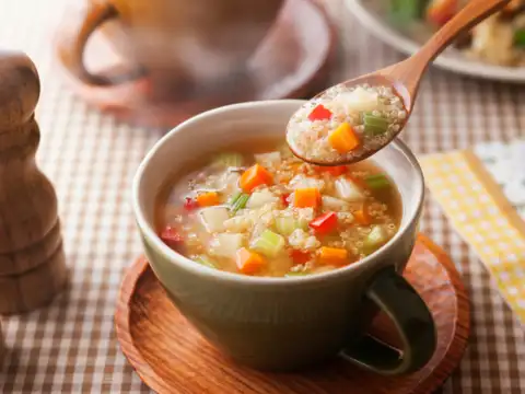 Quinoa vegetable soup