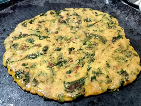 Spinach paratha