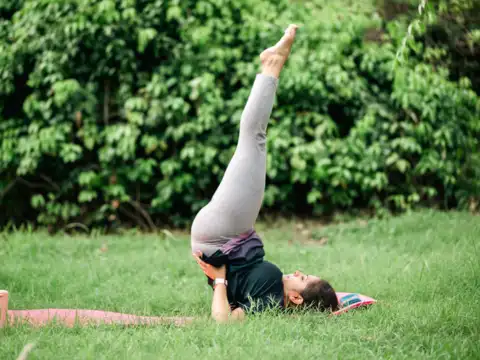 Legs-up-the-wall pose (Viparita Karani)