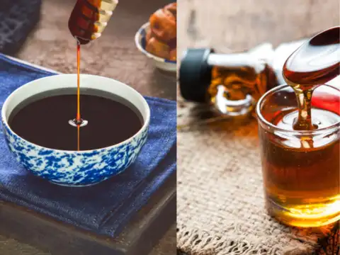 Maple syrup or date syrup