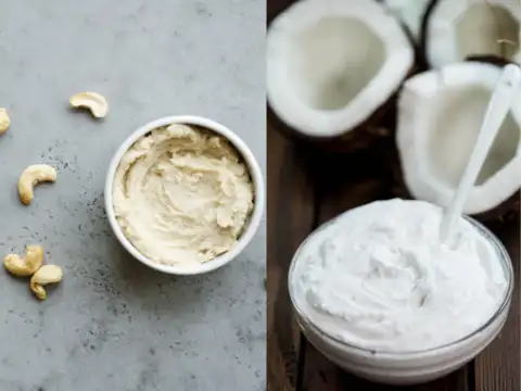 Cashew or coconut cream