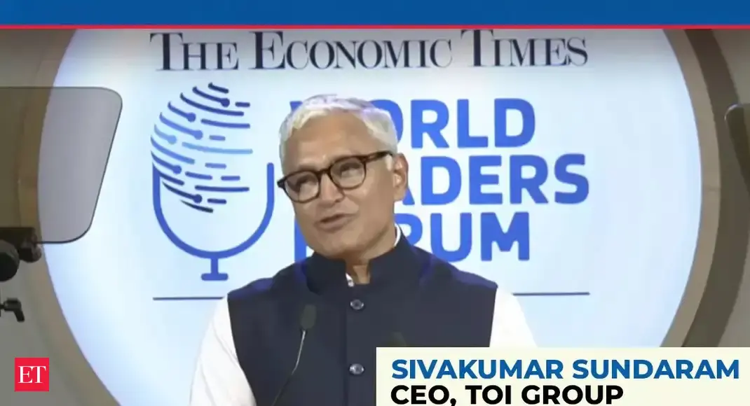 WLF 2025 | Geostrategy and Geo-economics becoming synonymous today: Sivakumar Sundaram, CEO, TOI Grp