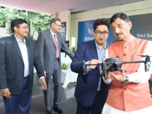 Garuda Aerospace unveils five new indigenous drones for defence and rescue.