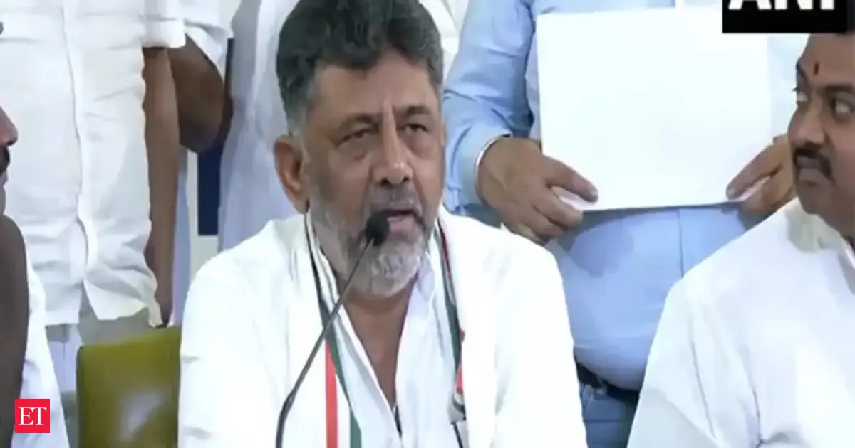 ‘I am a born Congressman, no question of joining BJP’: DK Shivakumar after singing RSS anthem in Assembly
