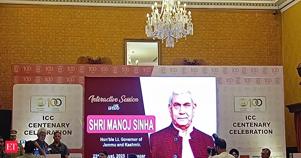 Indian Chamber of Commerce centenary event in Kashmir a statement against enemies of nation: Manoj Sinha