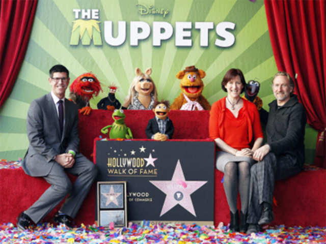 The Muppets with a star in Hollywood