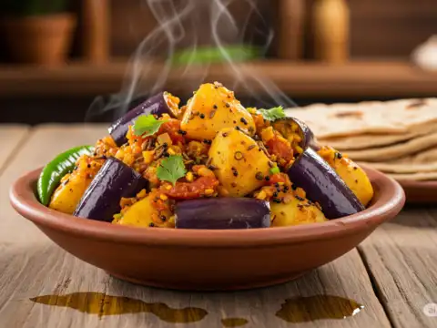 Aloo baingan sabzi