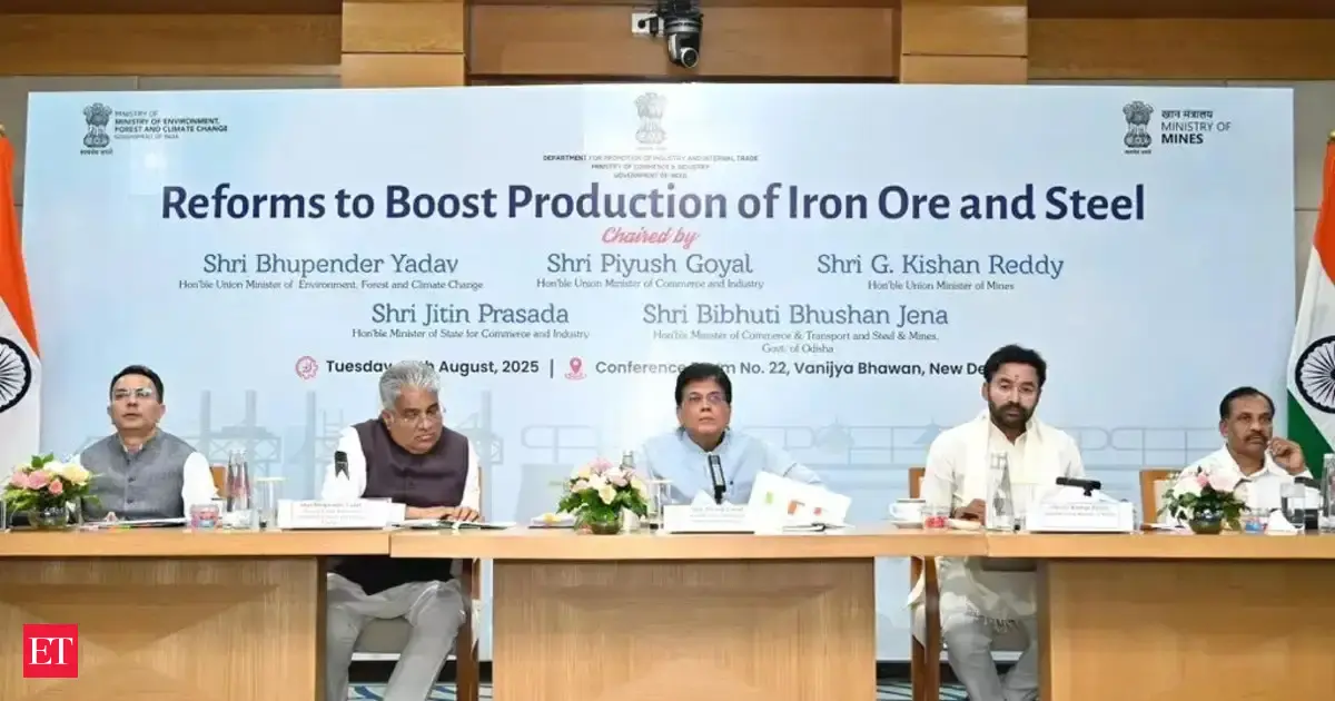 Inter-ministerial meeting discusses ways to boost steel production, exports