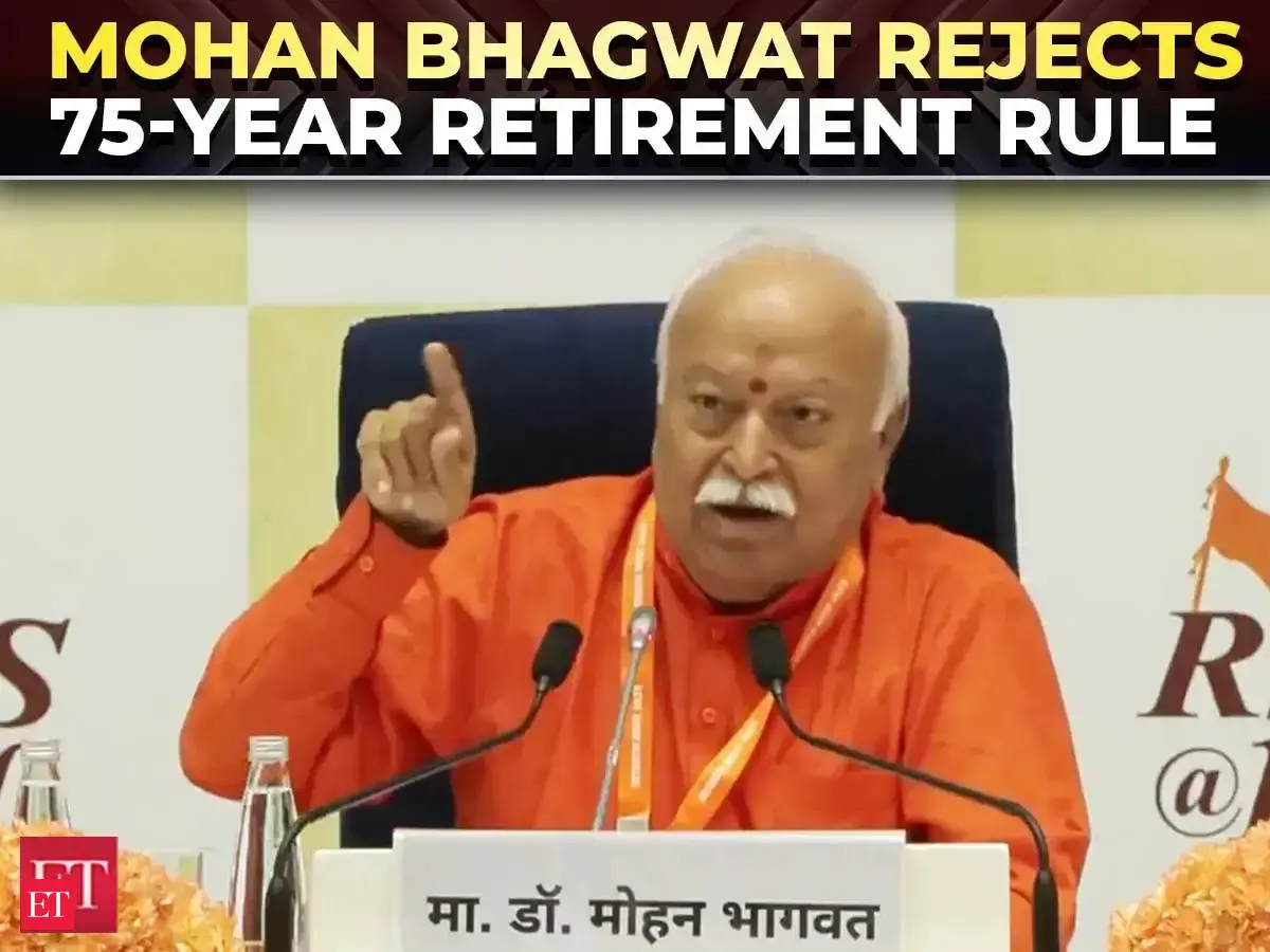 ‘I never said 75’: Mohan Bhagwat quashes retirement rumours, clears ...