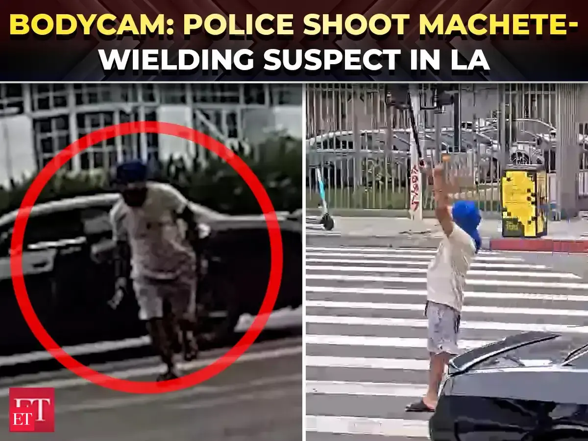 LAPD: LA police releases bodycam footage of man wielding sword; LAPD ...
