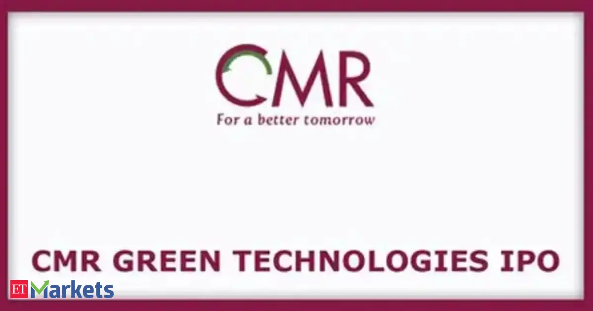 CMR Green Technologies files draft papers; seeks Sebi’s clearance to float IPO